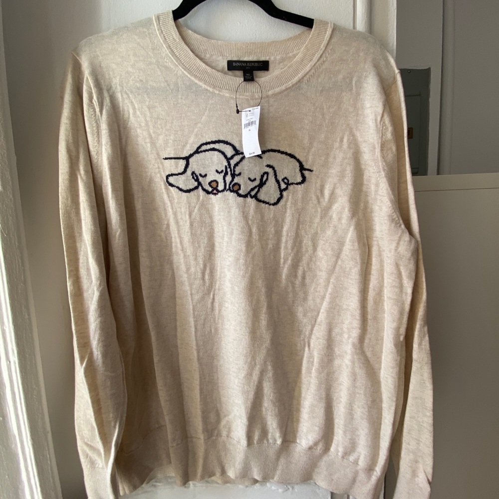 Banana republic dog sweat NWT